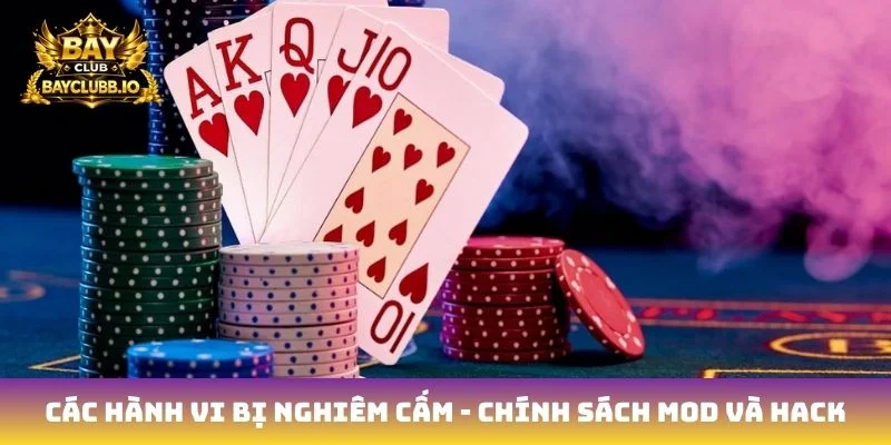 Các hành vi bị nghiêm cấm - Chính sách mod và hack