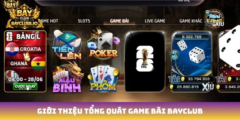 Giới thiệu tổng quát game bài Bayclub